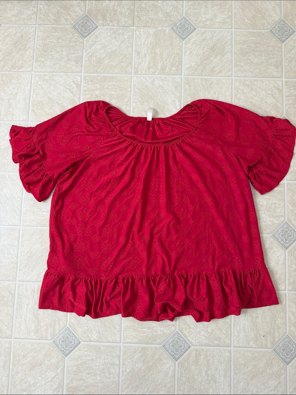 PerSeption Red Blouse